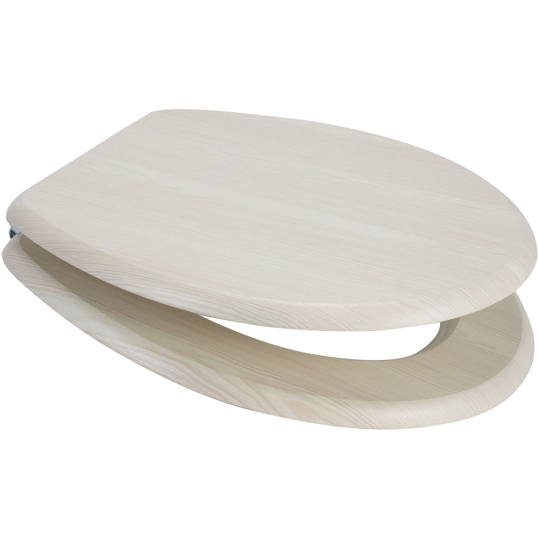 MDF Wood Design Seat - White Ash