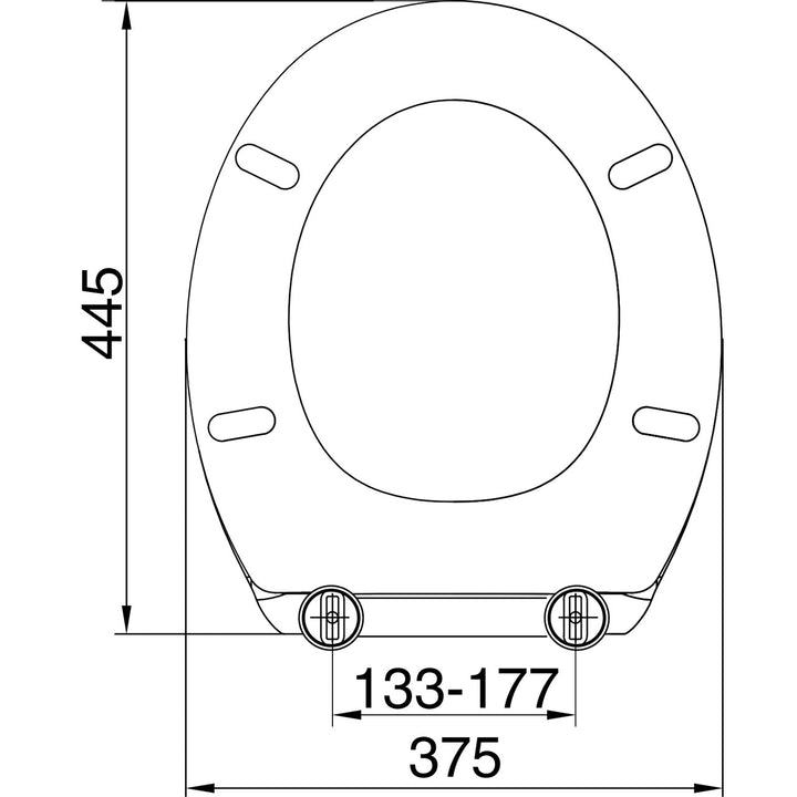 Pearl Toilet Seat White