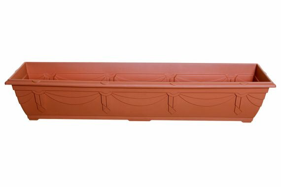 Venetian Window Box 90cm - Terracotta