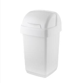 Addis 10L Roll Top Bin - White