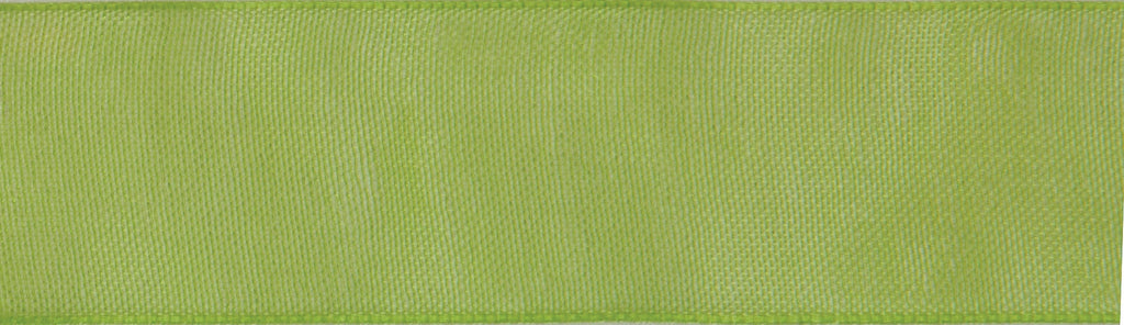 Ribbon: Organdie: 5m x 20mm: Lime