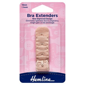 Bra Back Extenders: 19mm: Nude