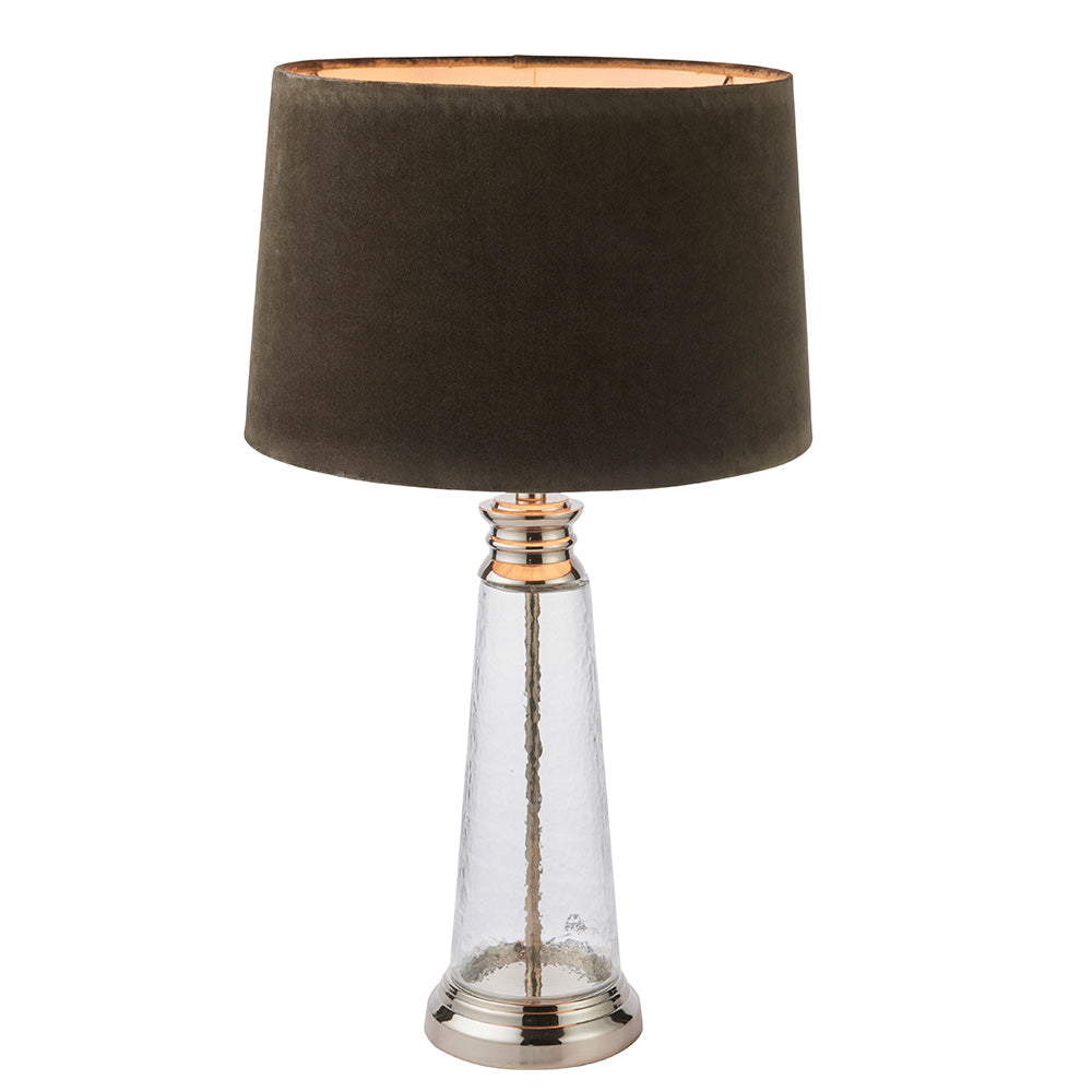 Winslet Table Lamp Grey Velvet Shade (Instore) RRP £199