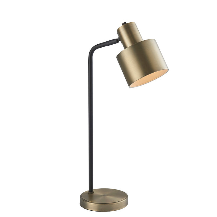 Mayfield Task Table Lamp Antique Brass / Black (Instore) RRP £120