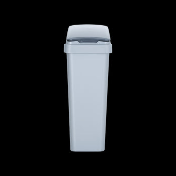 Studio Kitchen Slim Bin & Lid Silver/Midnight