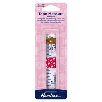 Tape Measure: Analogical Metric and Imperial: 150cm