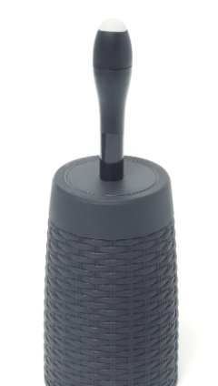 Addis Rattan Toilet brush Charcoal