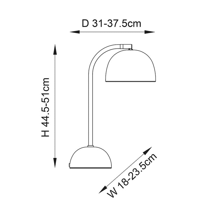 Brodey Task Table Lamp Black (Instore) RRP £85