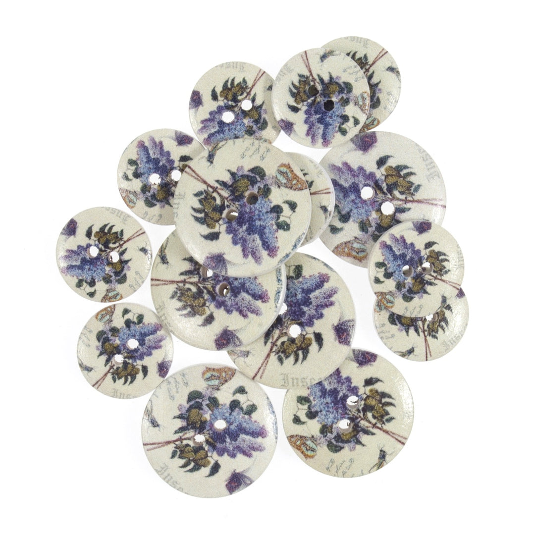 Buttons: Craft: Assorted Sizes: Pack of 15 CFB011