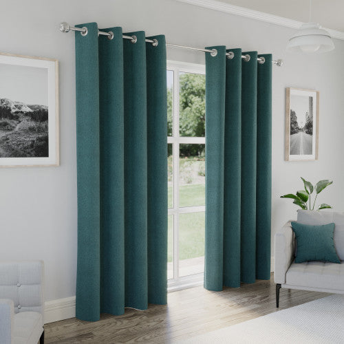 Austin Ready Made Blackout Eyelet Curtains (DHD)