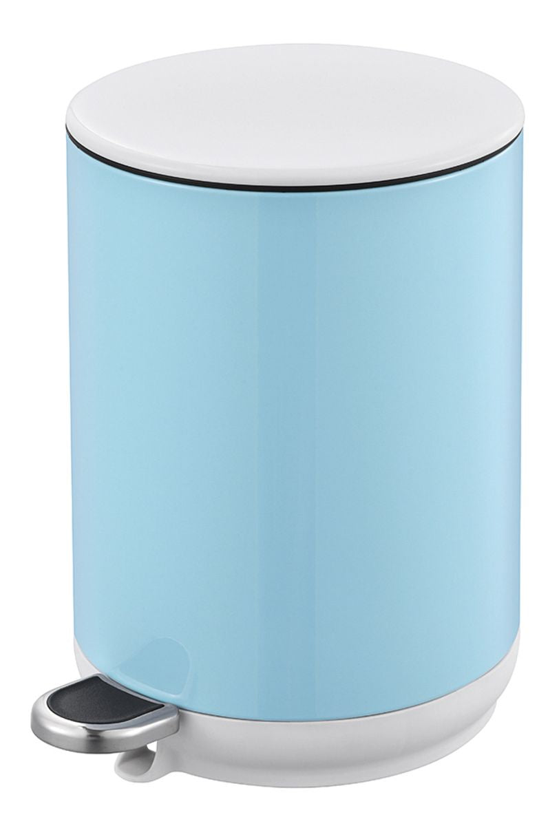 Natura 3L Pedal Bin Soft Close Blue