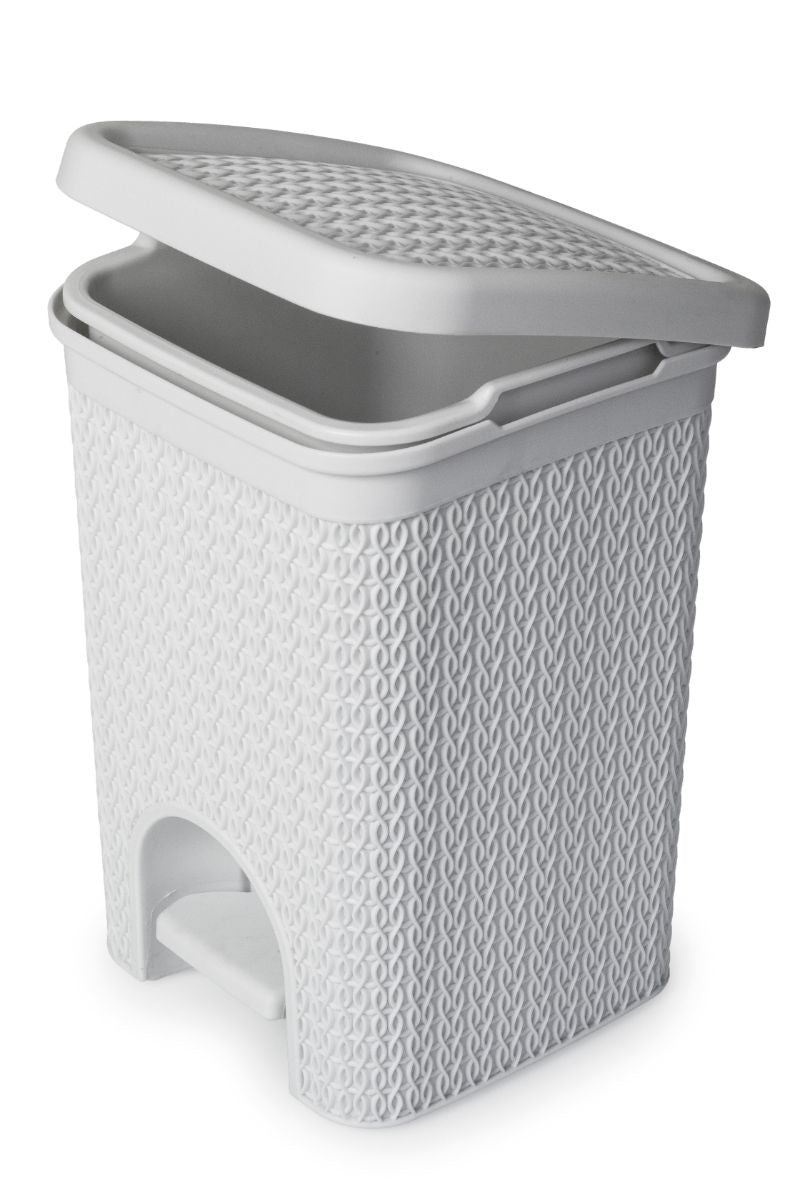 Lace Design 5L Pedal Bin White