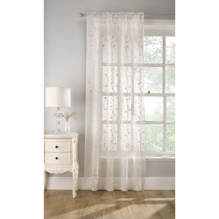 Belle Ready Made Voile Panel 140cm / 55in Wide (DHD)