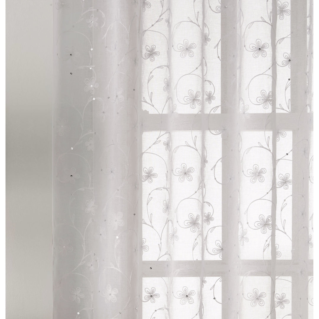 Belle Ready Made Voile Panel 140cm / 55in Wide (DHD)