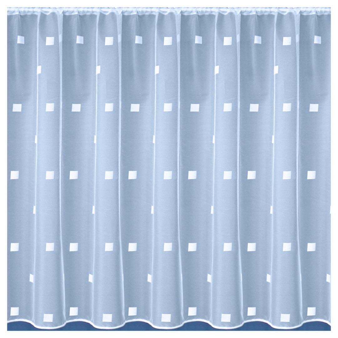 Berkeley Net Curtain White - Sold by the Metre