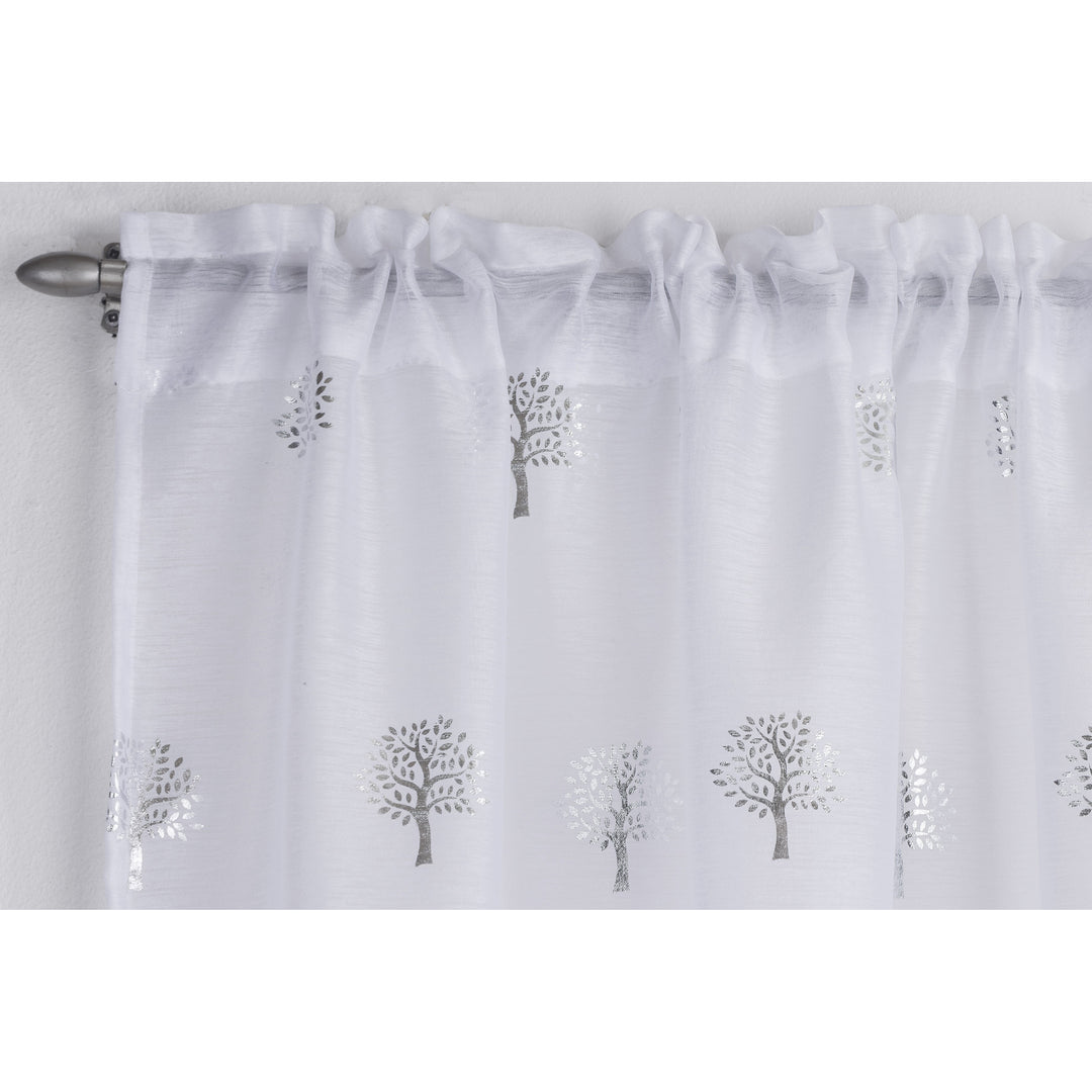 Birch Ready Made Voile Panel 140cm / 55in Wide (DHD)