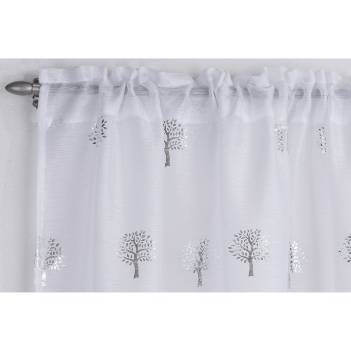 Birch Ready Made Voile Panel 140cm / 55in Wide (DHD)