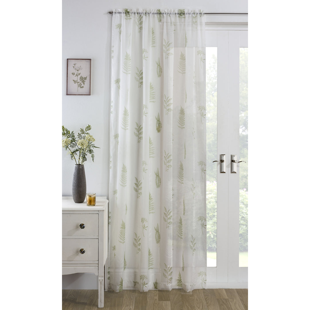 Bracken Ready Made Voile Panel 140cm / 55in Wide (DHD)