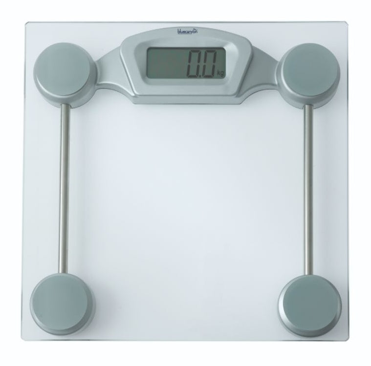 Blue Canyon Glass Digital Bathroom Scale