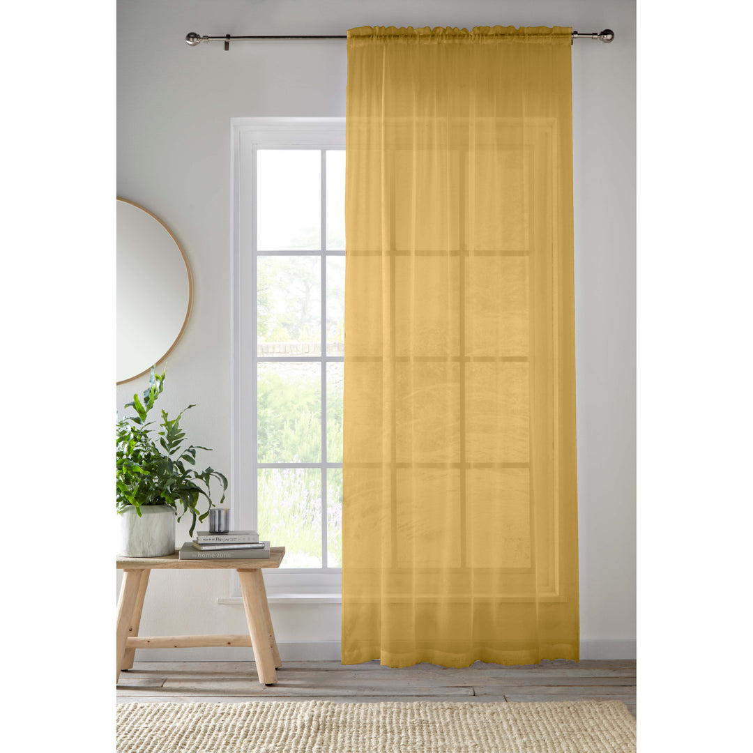 Crystal Ready Made Voile Panel 145cm / 57in (DHD)