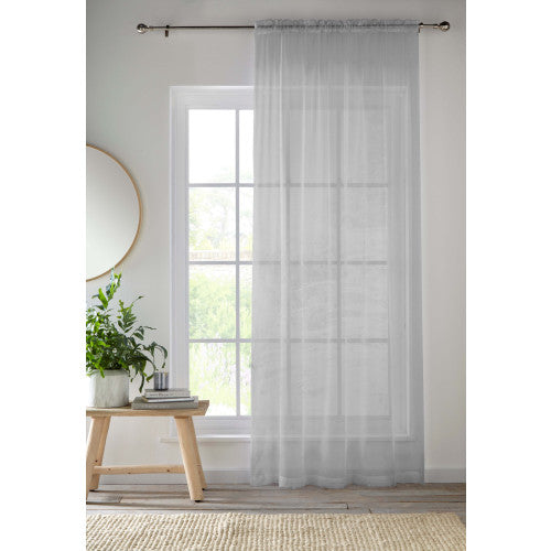 Crystal Ready Made Voile Panel 145cm / 57in (DHD)