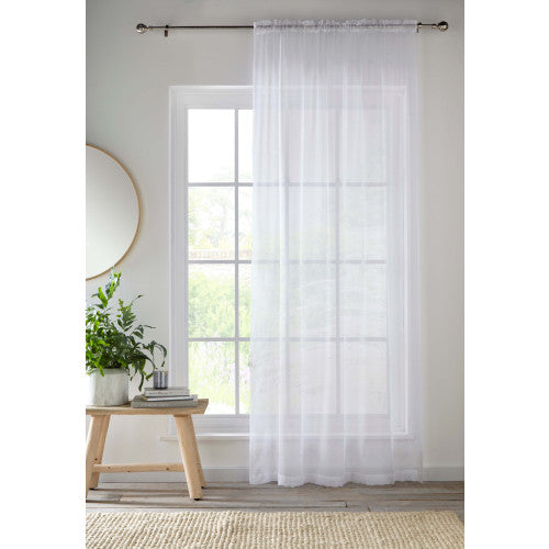 Crystal Ready Made Voile Panel 145cm / 57in (DHD)