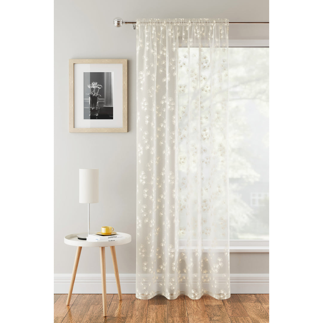 Delila Ready Made Voile Panel 140cm / 55in Wide (DHD)