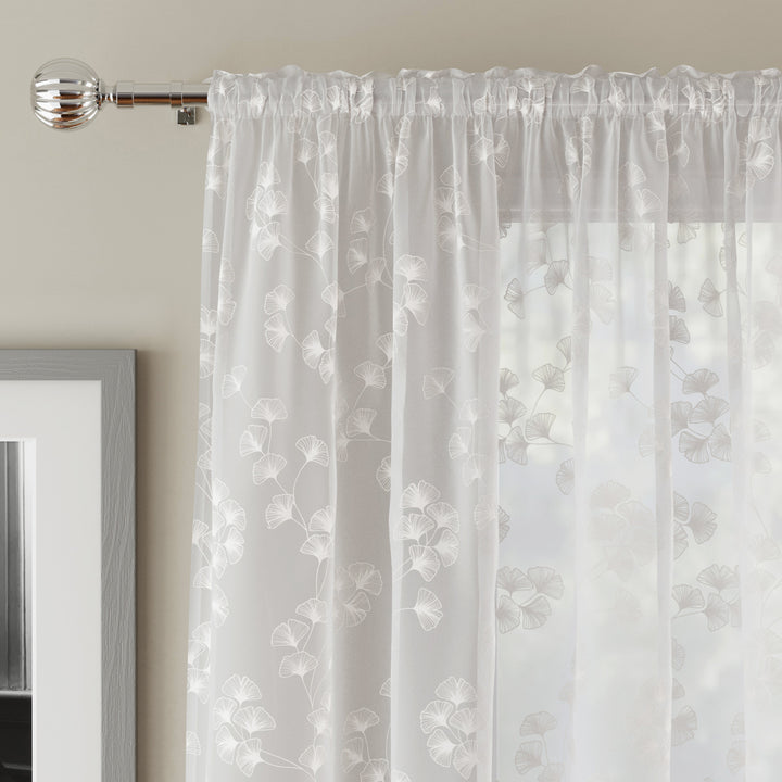 Delila Ready Made Voile Panel 140cm / 55in Wide (DHD)