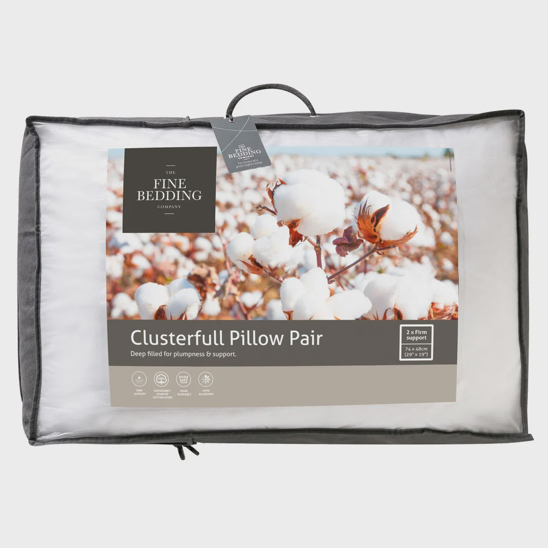 Clusterfull Microfibre Pillows Pair