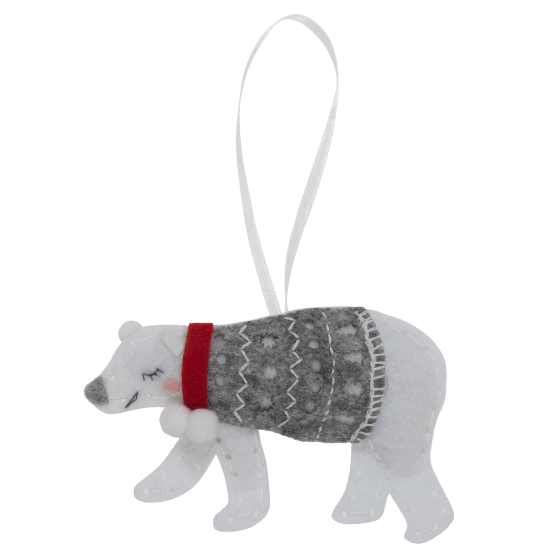 Felt Decoration Kit: Christmas: Polar Bear