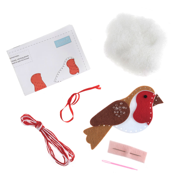 Felt Decoration Kit: Christmas: Robin