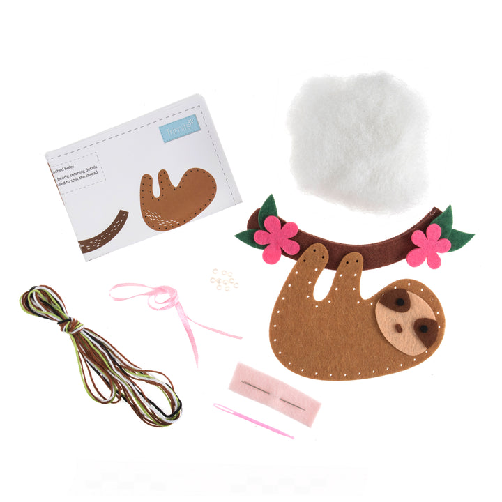 Felt Decoration Kit: Sloth