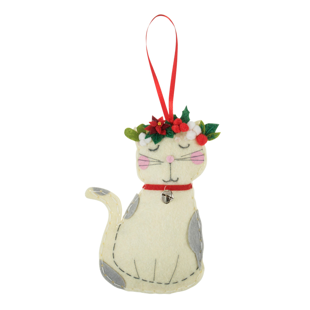 Felt Decoration Kit: Christmas: Cat