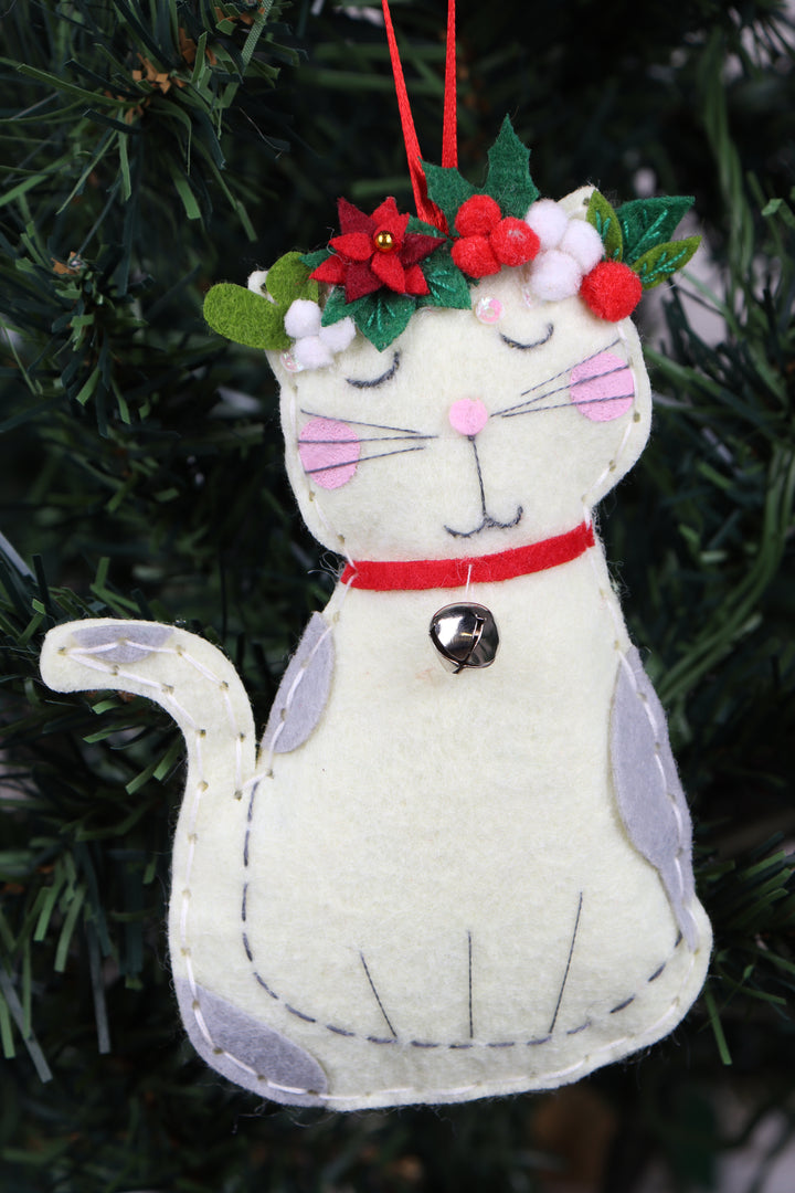 Felt Decoration Kit: Christmas: Cat