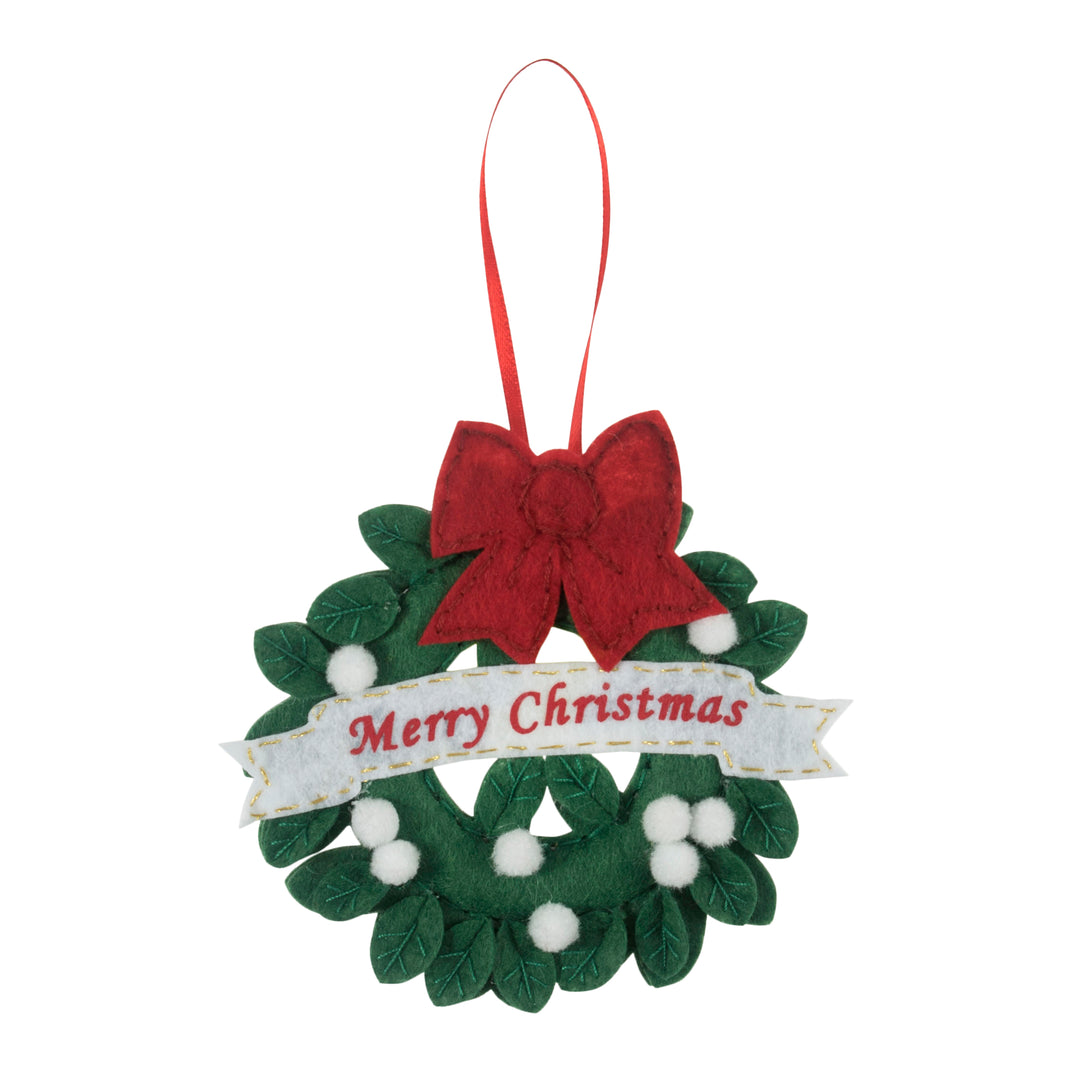 Felt Decoration Kit: Christmas: Wreath