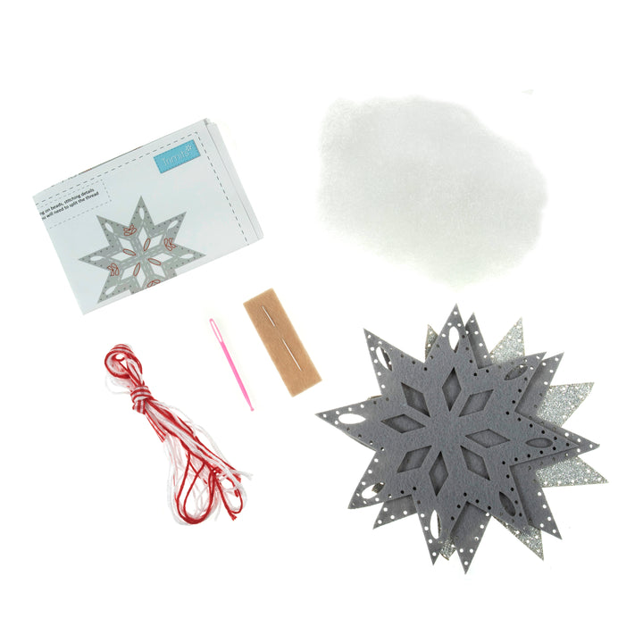 Felt Decoration Kit: Christmas: Nordic Snowflake