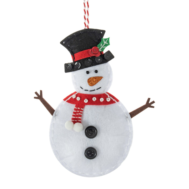 Felt Decoration Kit: Christmas: Snowman