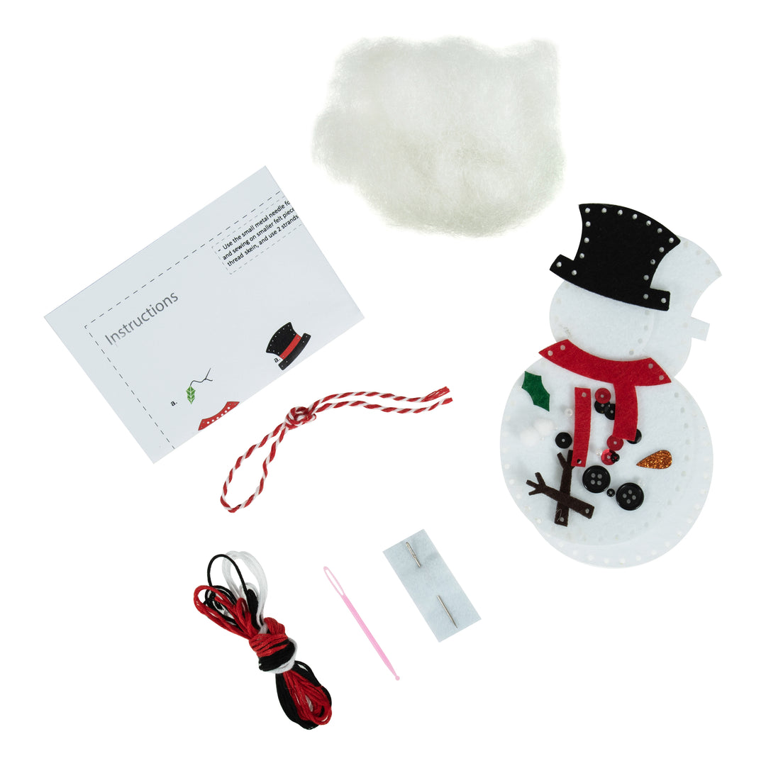 Felt Decoration Kit: Christmas: Snowman