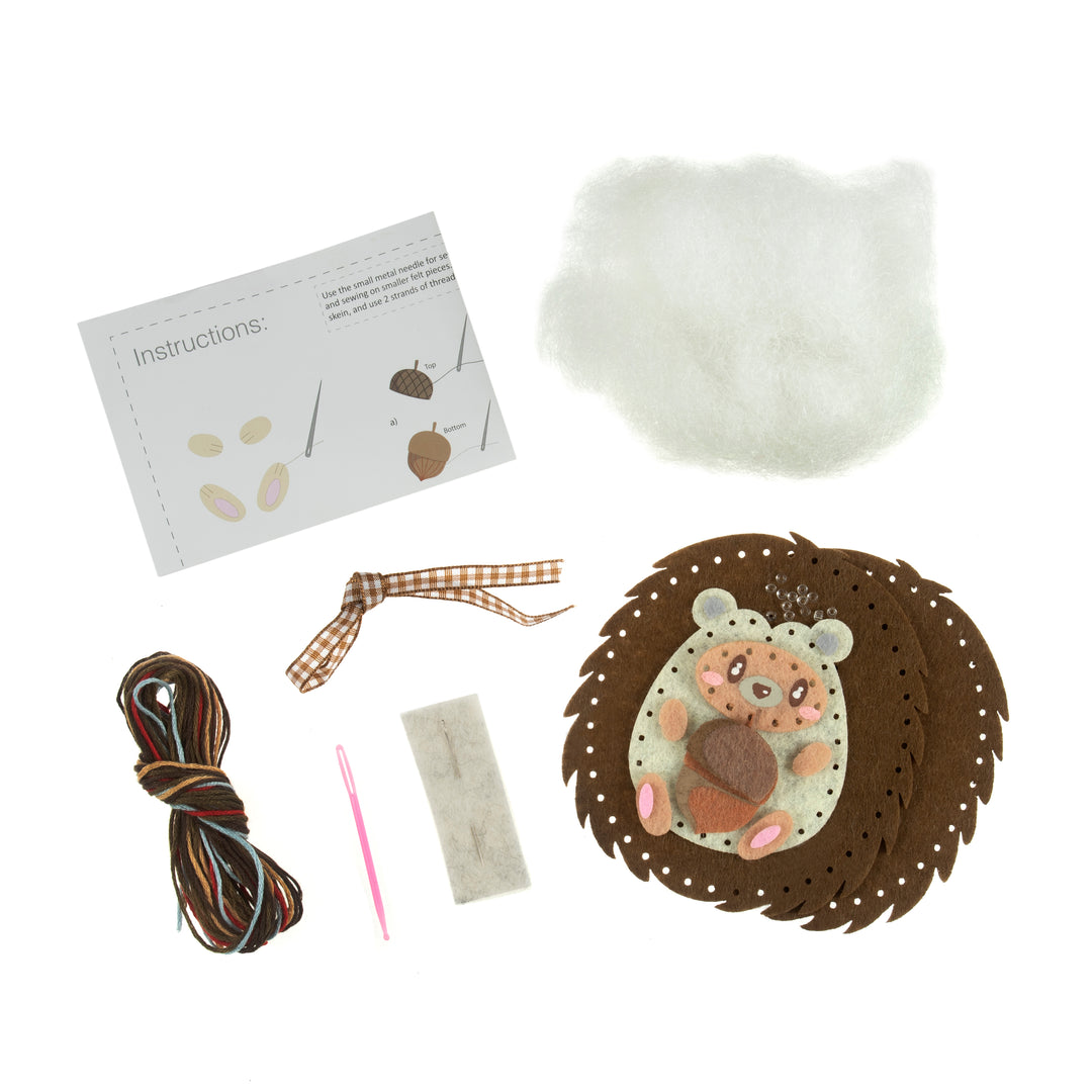 Felt Decoration Kit: Hedgehog