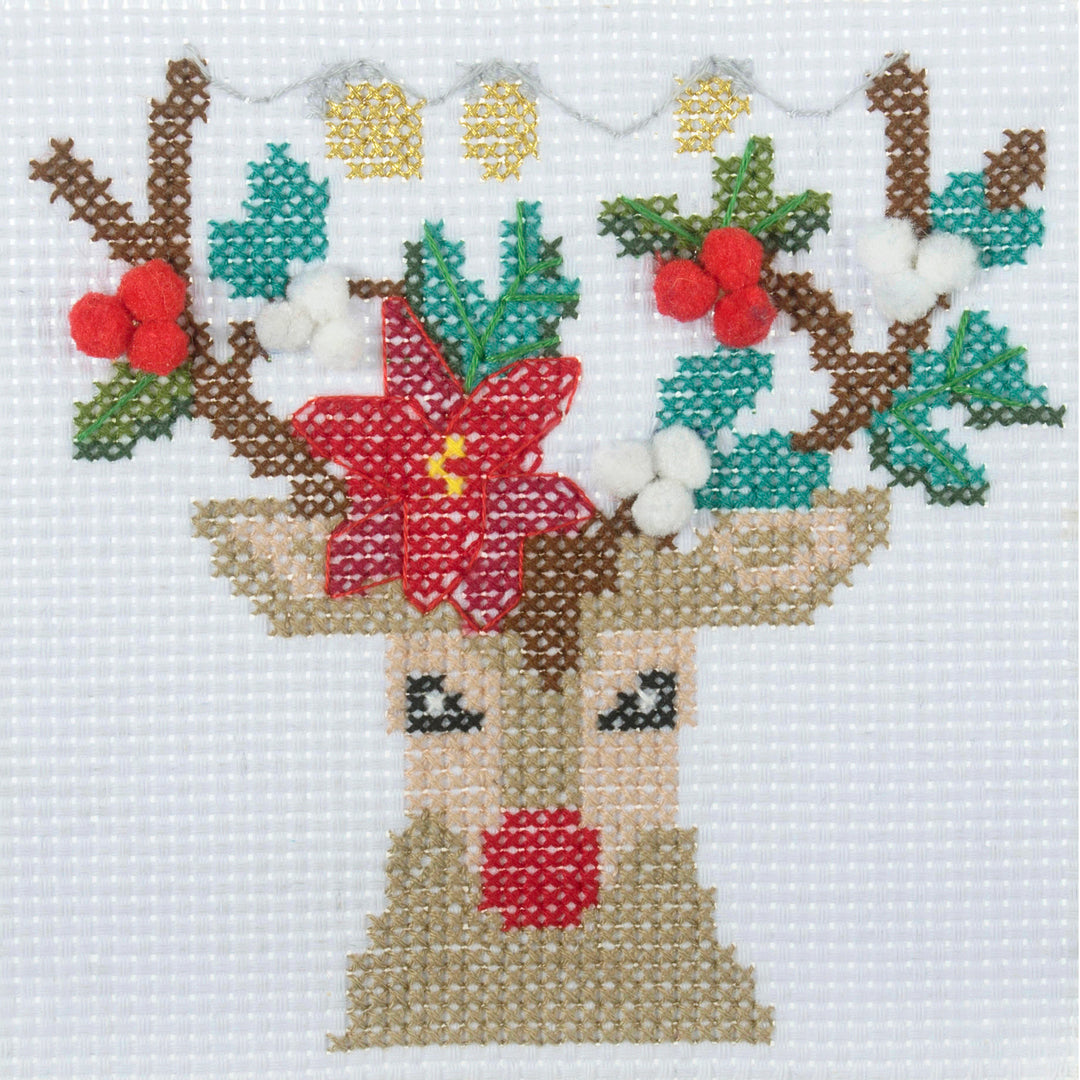 Counted Cross Stitch Kit: Christmas: Reindeer