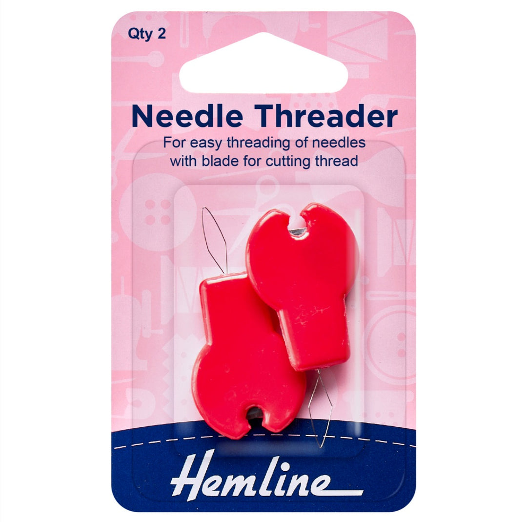 Needle Threader: with Cutter