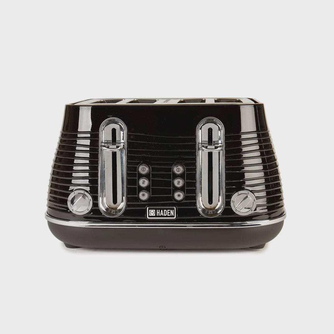 Haden Devon 4 Slice Toaster Black 204448