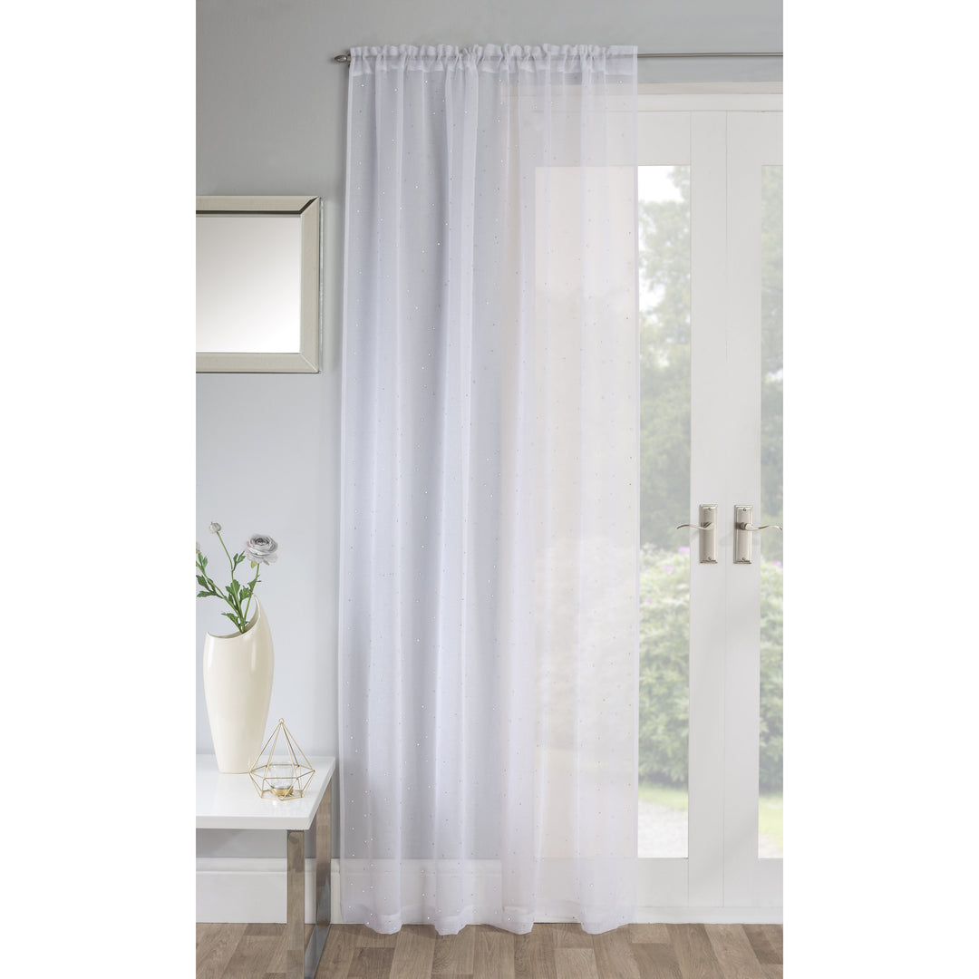 Jewel Ready Made Voile Panel 140cm / 55in Wide (DHD)