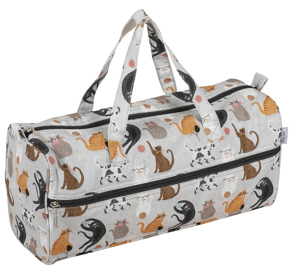 Knitting Craft Bag: Cats