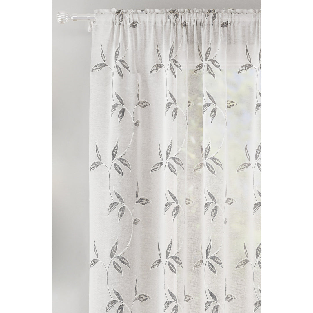 Oasis Ready Made Voile Panel 140cm / 55in Wide (DHD)