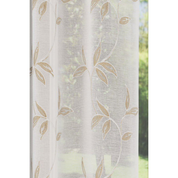 Oasis Ready Made Voile Panel 140cm / 55in Wide (DHD)