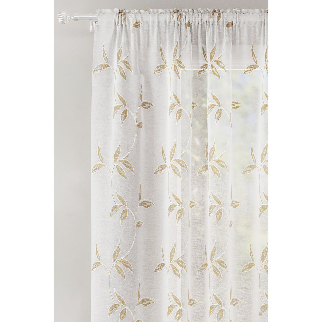 Oasis Ready Made Voile Panel 140cm / 55in Wide (DHD)