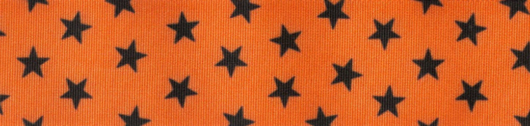 Ribbon: Spellbound: 25 mm: Orange - Sold By The Metre