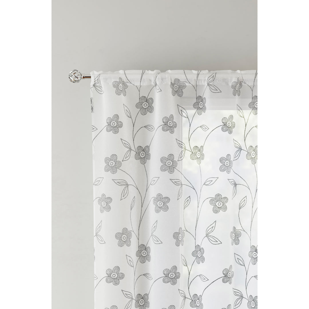 Sienna Ready Made Voile Panel 140cm / 55in Wide (DHD)