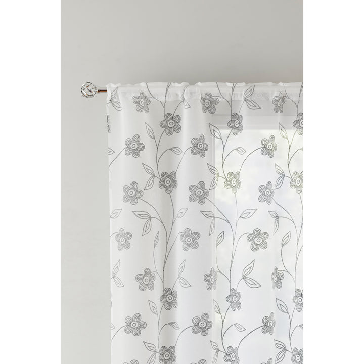 Sienna Ready Made Voile Panel 140cm / 55in Wide (DHD)